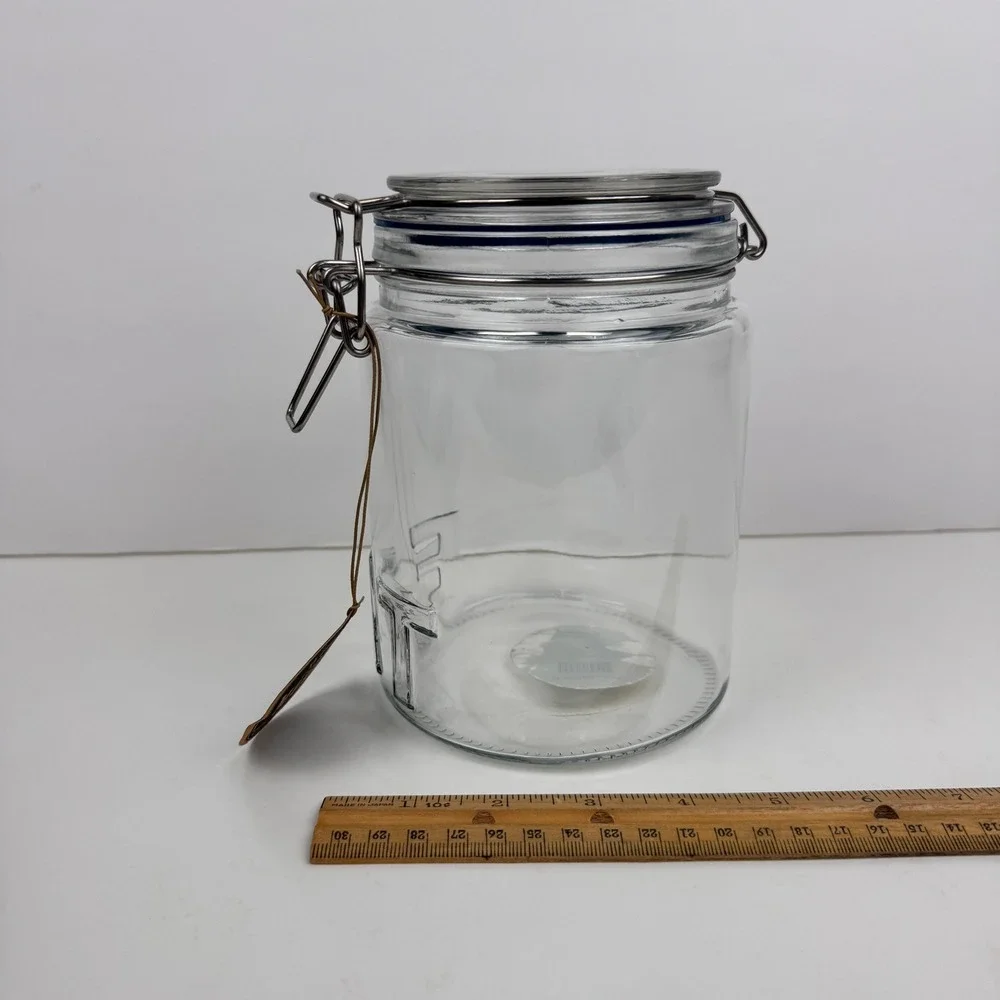 Global Market Glassworks clear embossed